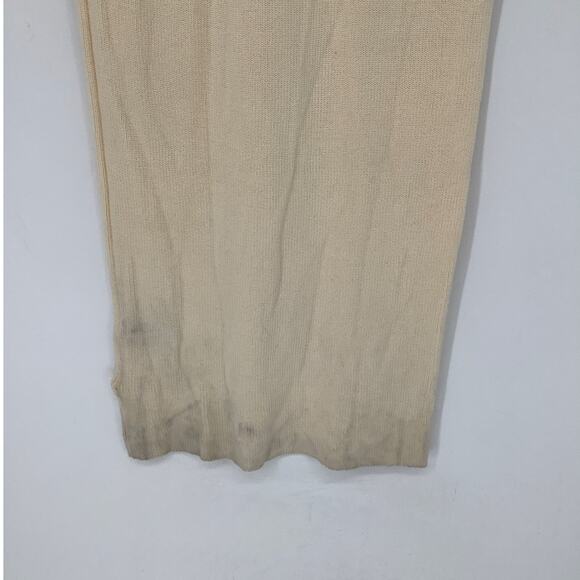 Rag & Bone Women's Medium Ivory Amy Ribbed Knit Polo Dress Short Sleeve K8-9 - Picture 10 of 11